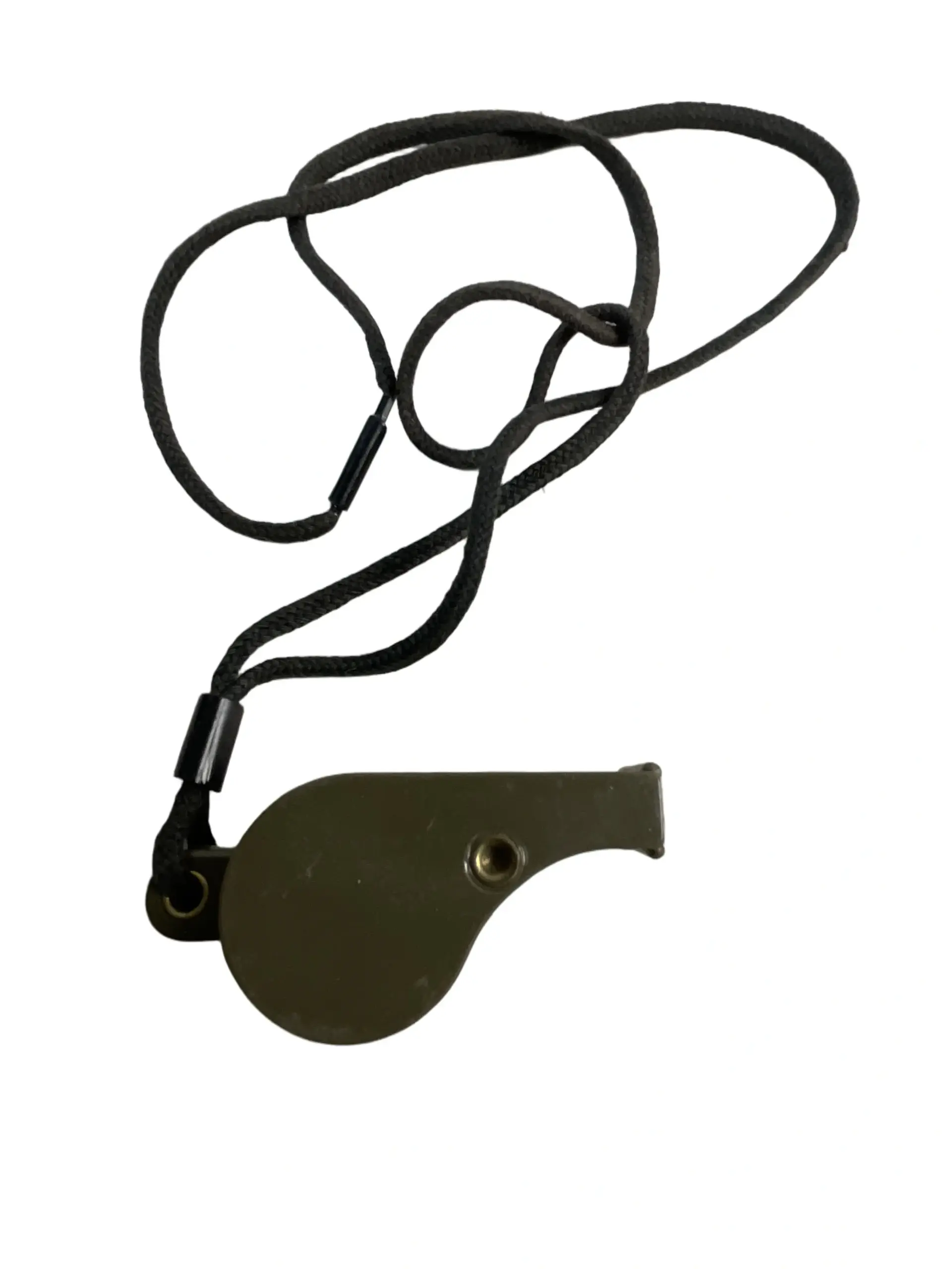 WW2 US Army OD Green Whistle WW2 US Army OD Green Whistle