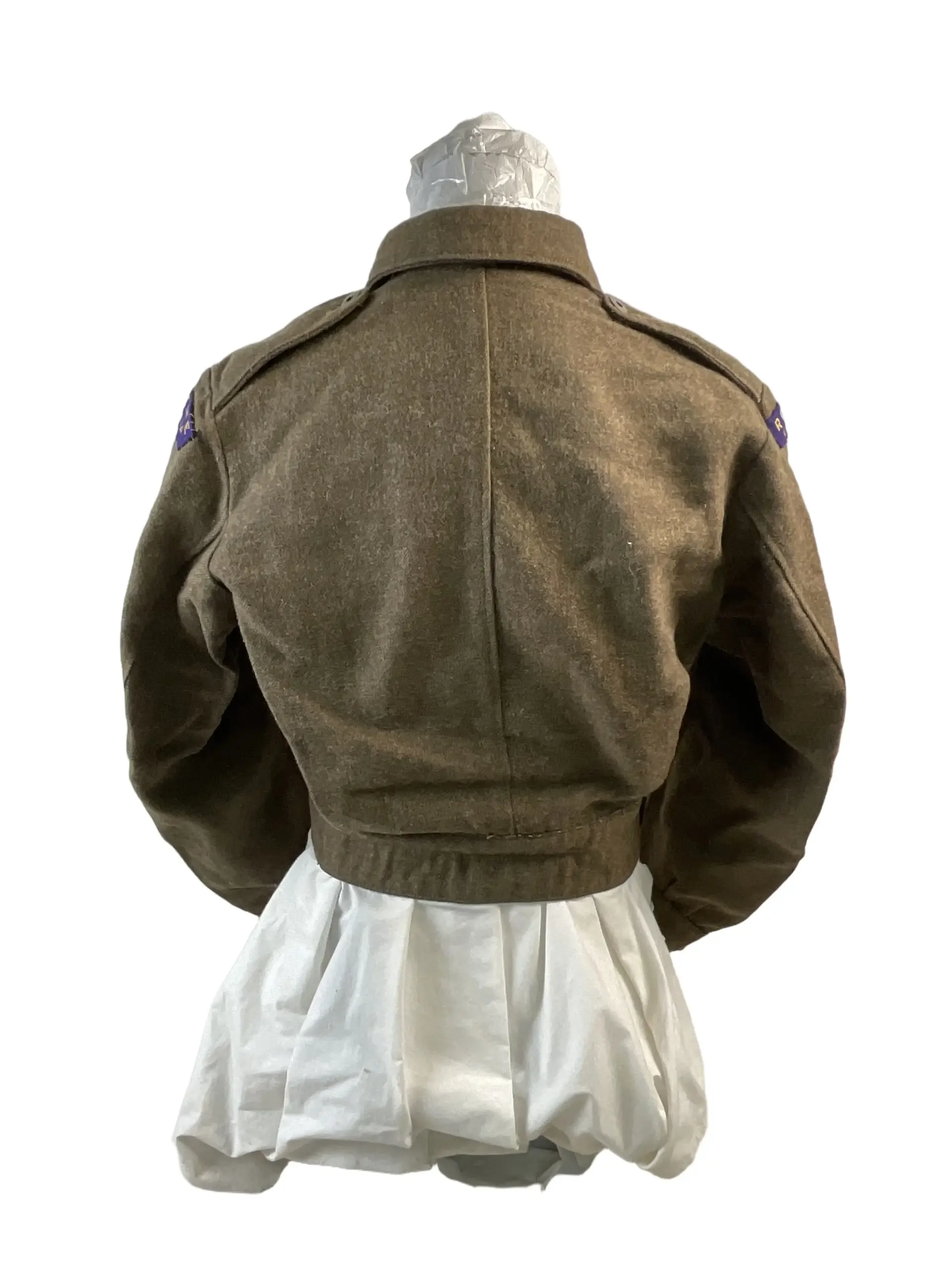 WW2 Canadian RCEME 1st Armoured Division Battledress Jacket Named WW2 Canadian RCEME 1st Armoured Division Battledress Jacket Named