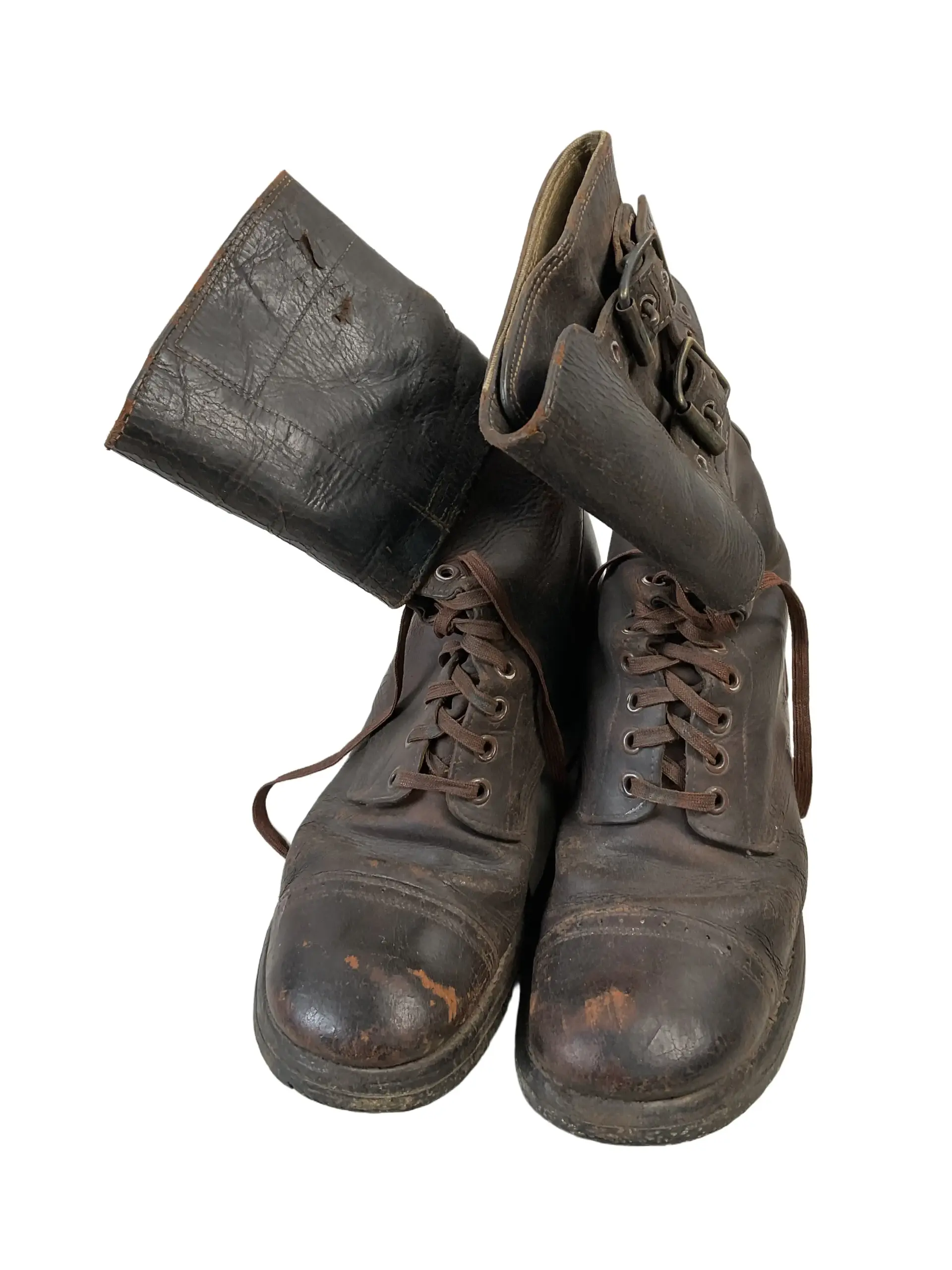 WW2 US Army Double Buckle Combat Boots Size 8 WW2 US Army Double Buckle Combat Boots Size 8