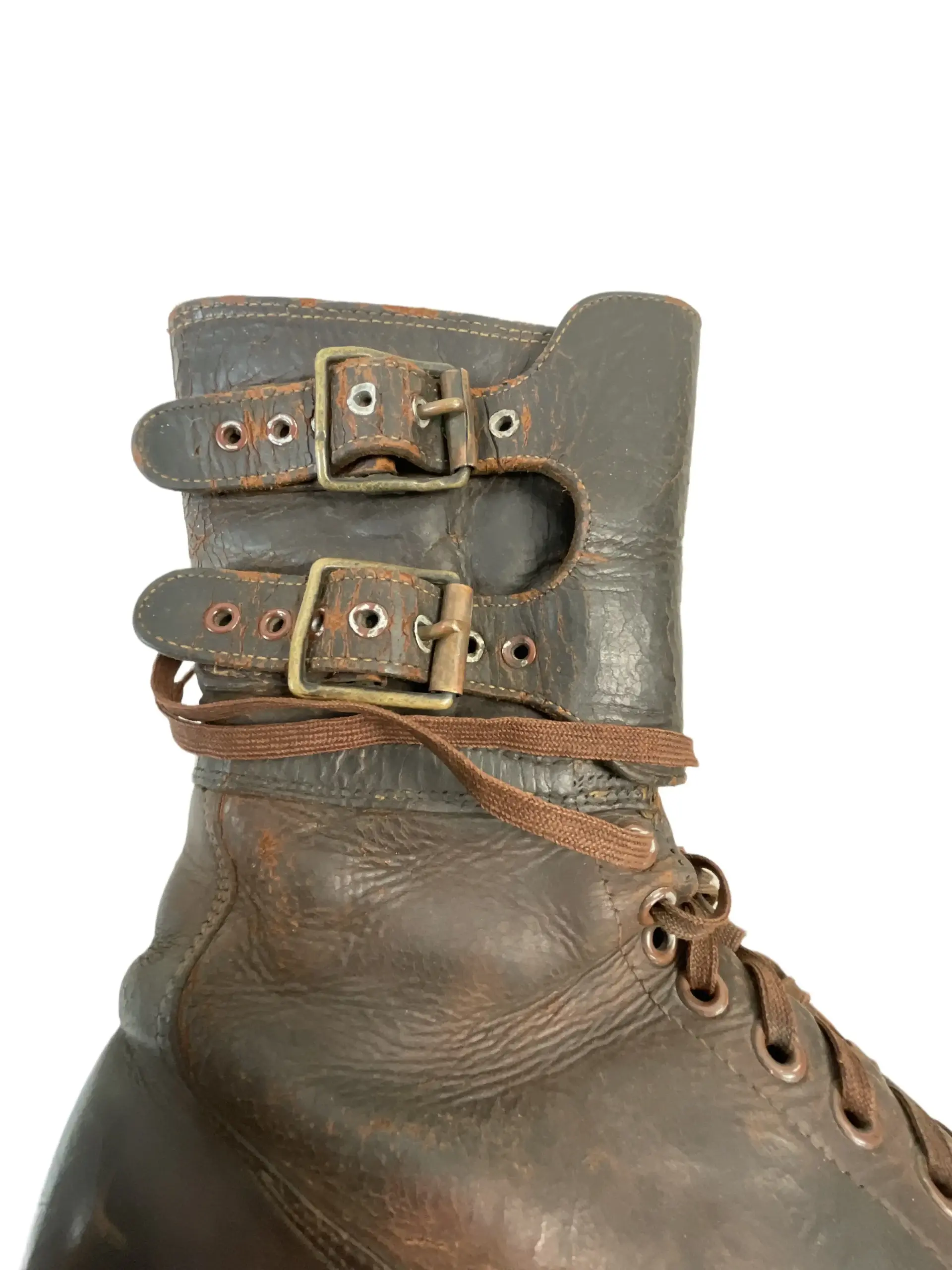 WW2 US Army Double Buckle Combat Boots Size 8 WW2 US Army Double Buckle Combat Boots Size 8