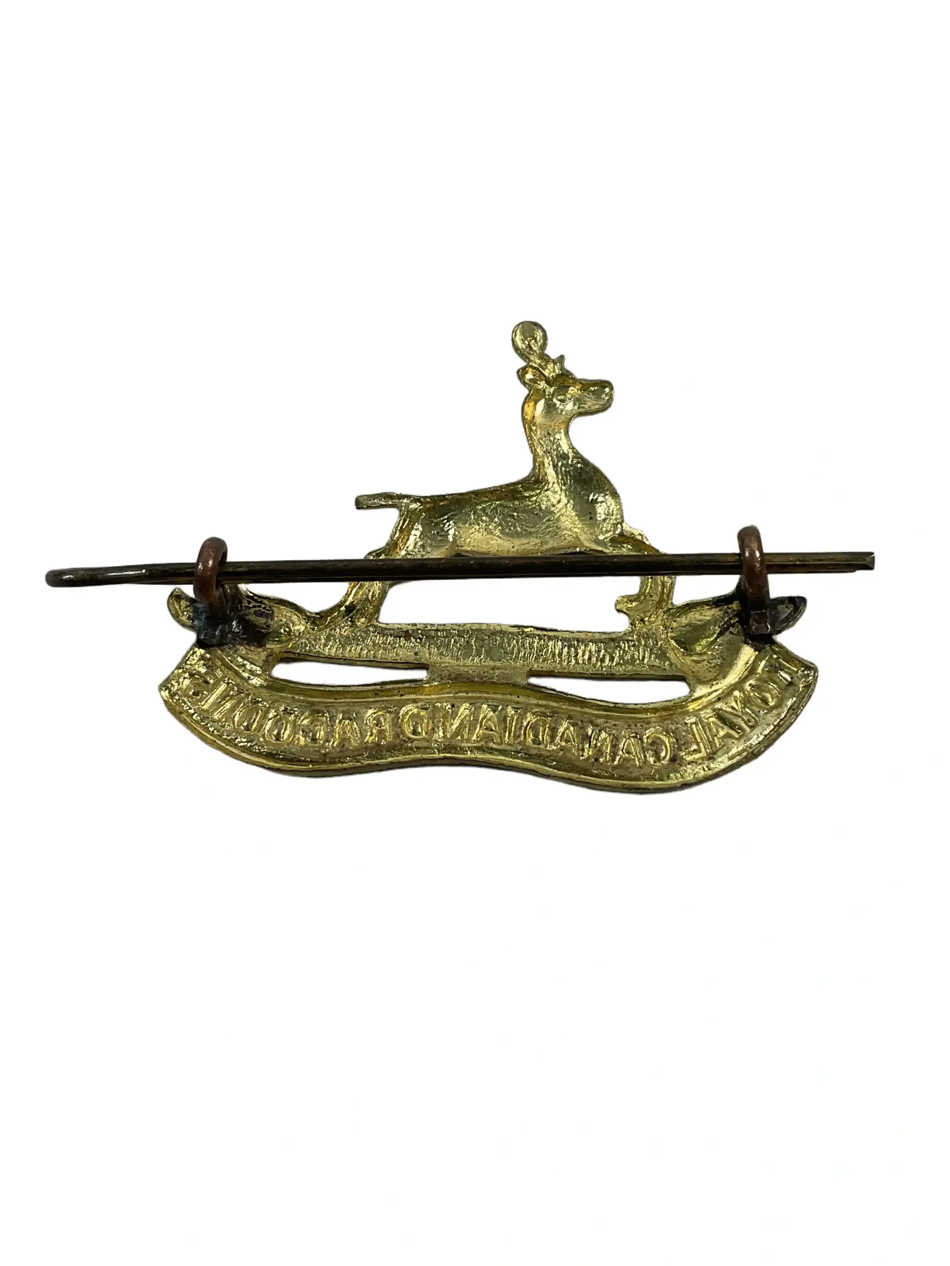 WW2 Royal Canadian Dragoons Cap Badge WW2 Royal Canadian Dragoons Cap Badge