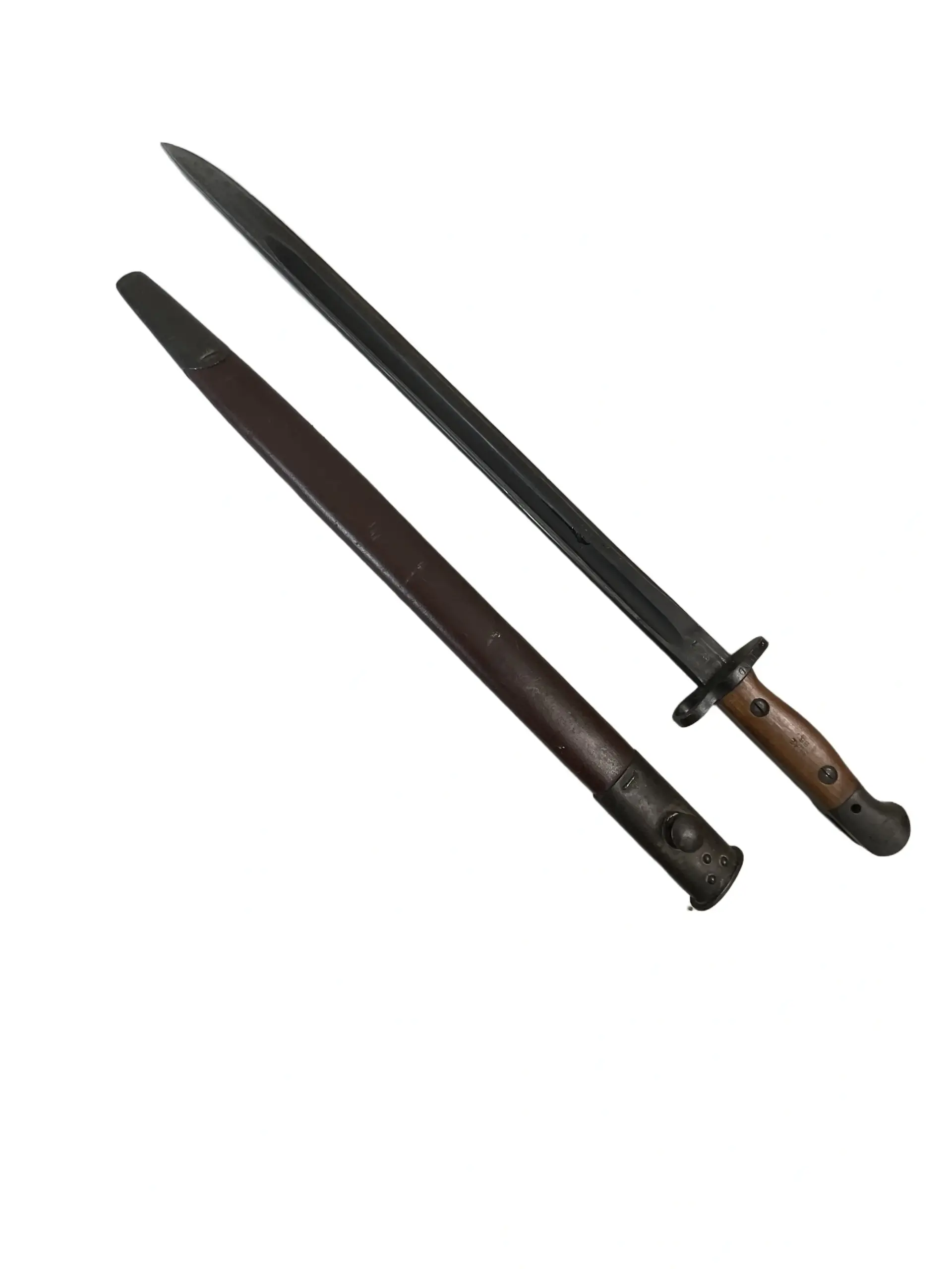 WW2 Australian No 1 Mk3 Lee Enfield Bayonet With Scabbard WW2 Australian No 1 Mk3 Lee Enfield Bayonet With Scabbard