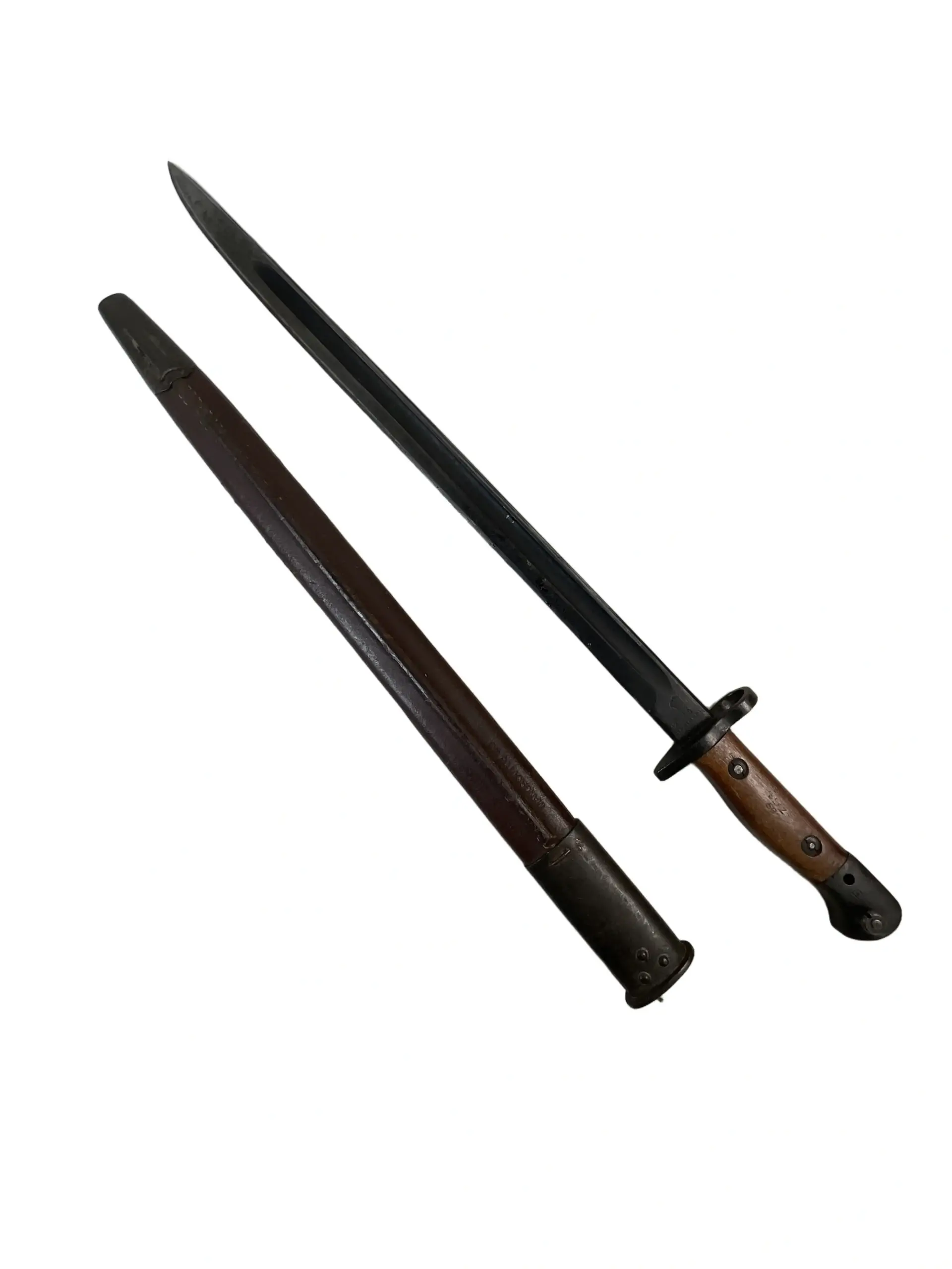 WW2 Australian No 1 Mk3 Lee Enfield Bayonet With Scabbard WW2 Australian No 1 Mk3 Lee Enfield Bayonet With Scabbard