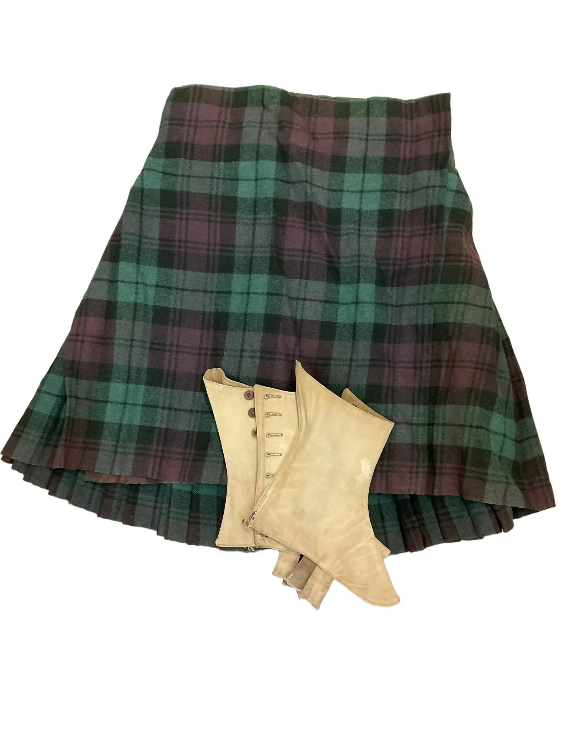 WW1 Canadian CEF 134th Battalion Kilt With Spats Named WW1 Canadian CEF 134th Battalion Kilt With Spats Named