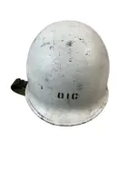 Canadian Forces M1 Steel Helmet With Winter Camouflage Paint