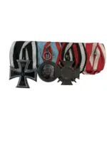 WW1 Imperial German Hessen Medal Group X 4 With Iron Cross 2nd Class