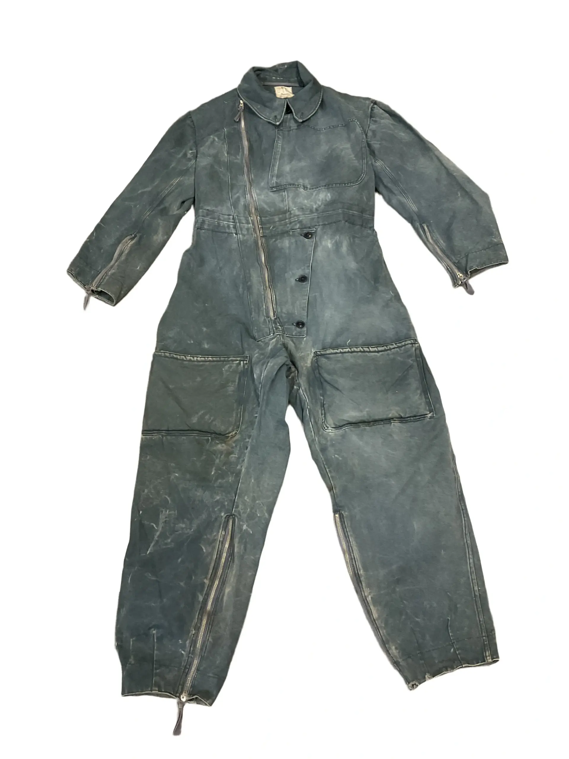 WW2 Canadian RCAF BCATP Blue Flight Suit Dated 1942 Size 6 WW2 Canadian RCAF BCATP Blue Flight Suit Dated 1942 Size 6