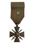 WW1 French Croix de Guerre 1914-1918 With Star Full Size