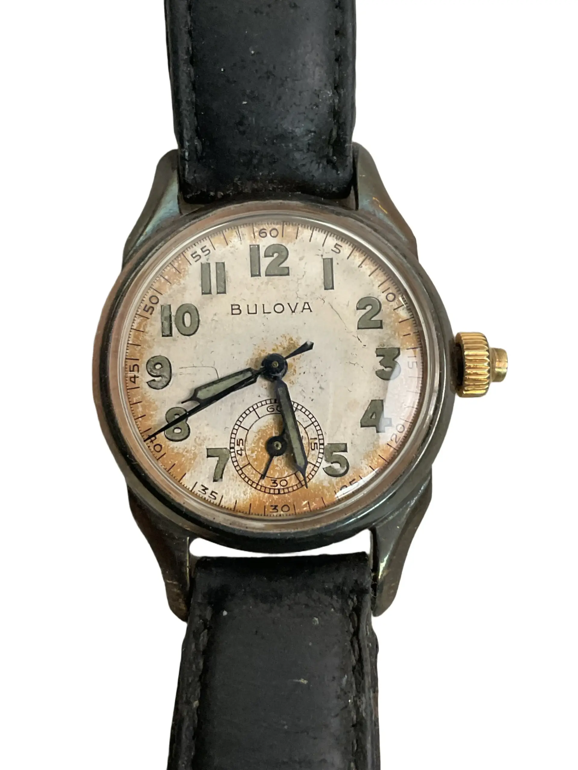 WW2 US Army 1943 Air Warden Bulova Wrist Watch Working WW2 US Army 1943 Air Warden Bulova Wrist Watch Working