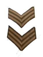WW2 Canadian Army Sergeant Rank Insignia Pair