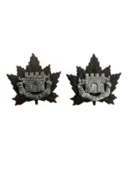 WW2 Canadian Fort Garry Horse Collars Insignia Pair