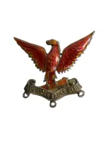 WW2 US American Eagle Club Lapel Pin Named Dated 1942
