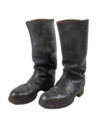 WW2 German Army Other Ranks Black Leather Jack Boots 2