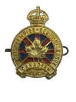 Canadian Legion British Empire Service League Cap Bage