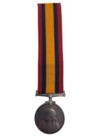 British Victorian QSA Full Size Medal Named 2103 3rd Class Trooper C Ryckman SAC