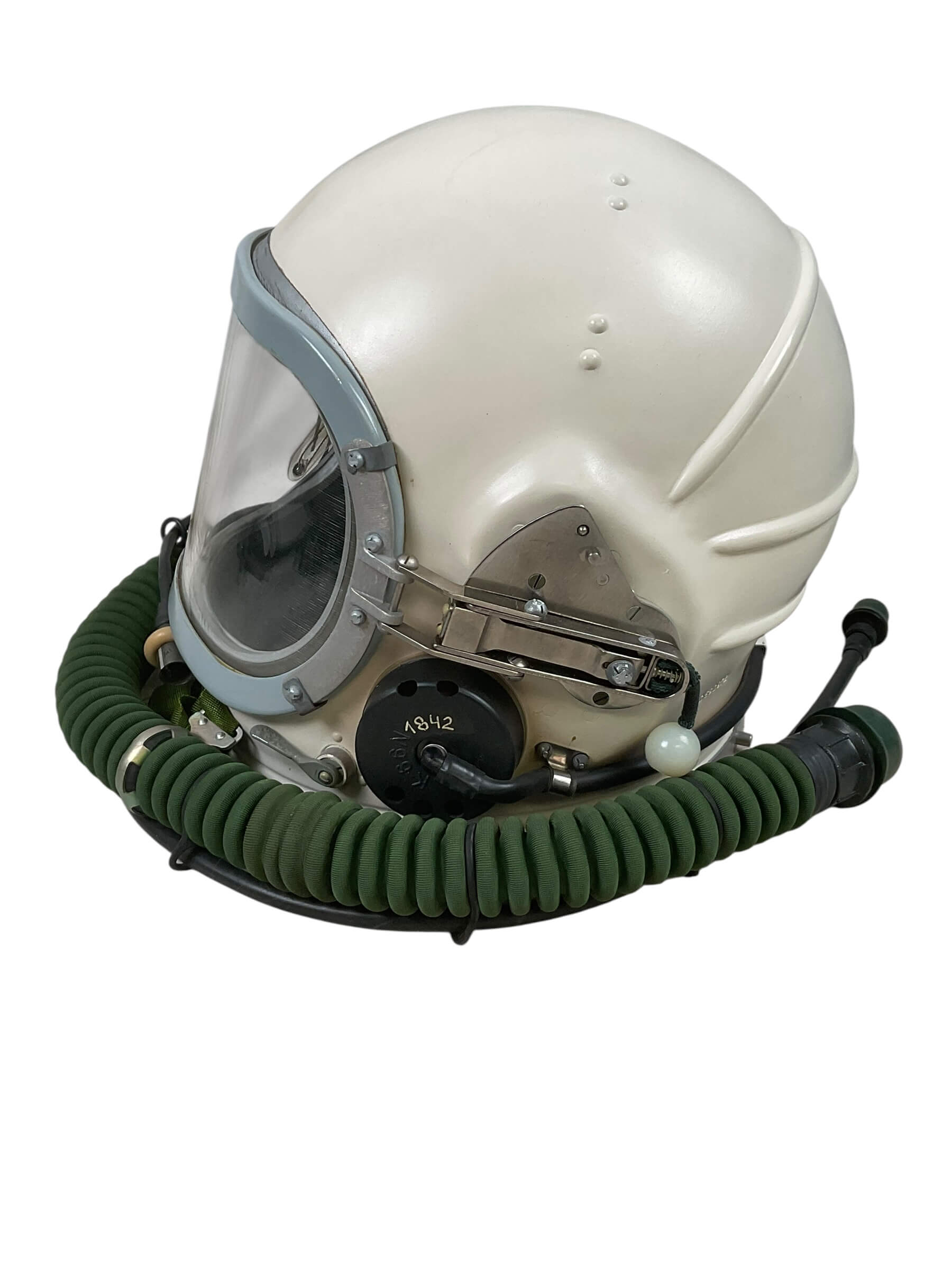 Russian Soviet Air Force GSh-6 High-Altitude MiG Fighter Pilot Helmet Russian Soviet Air Force GSh-6 High-Altitude MiG Fighter Pilot Helmet