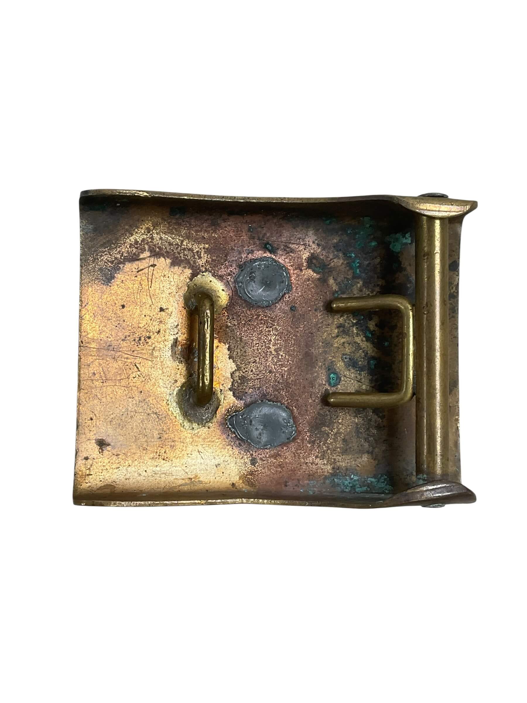 WW1 Imperial German Prussian Brass Belt Buckle WW1 Imperial German Prussian Brass Belt Buckle