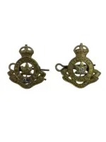 Canadian 19th Lincoln and Welland Regiment Officer's Collars Insignia Pair
