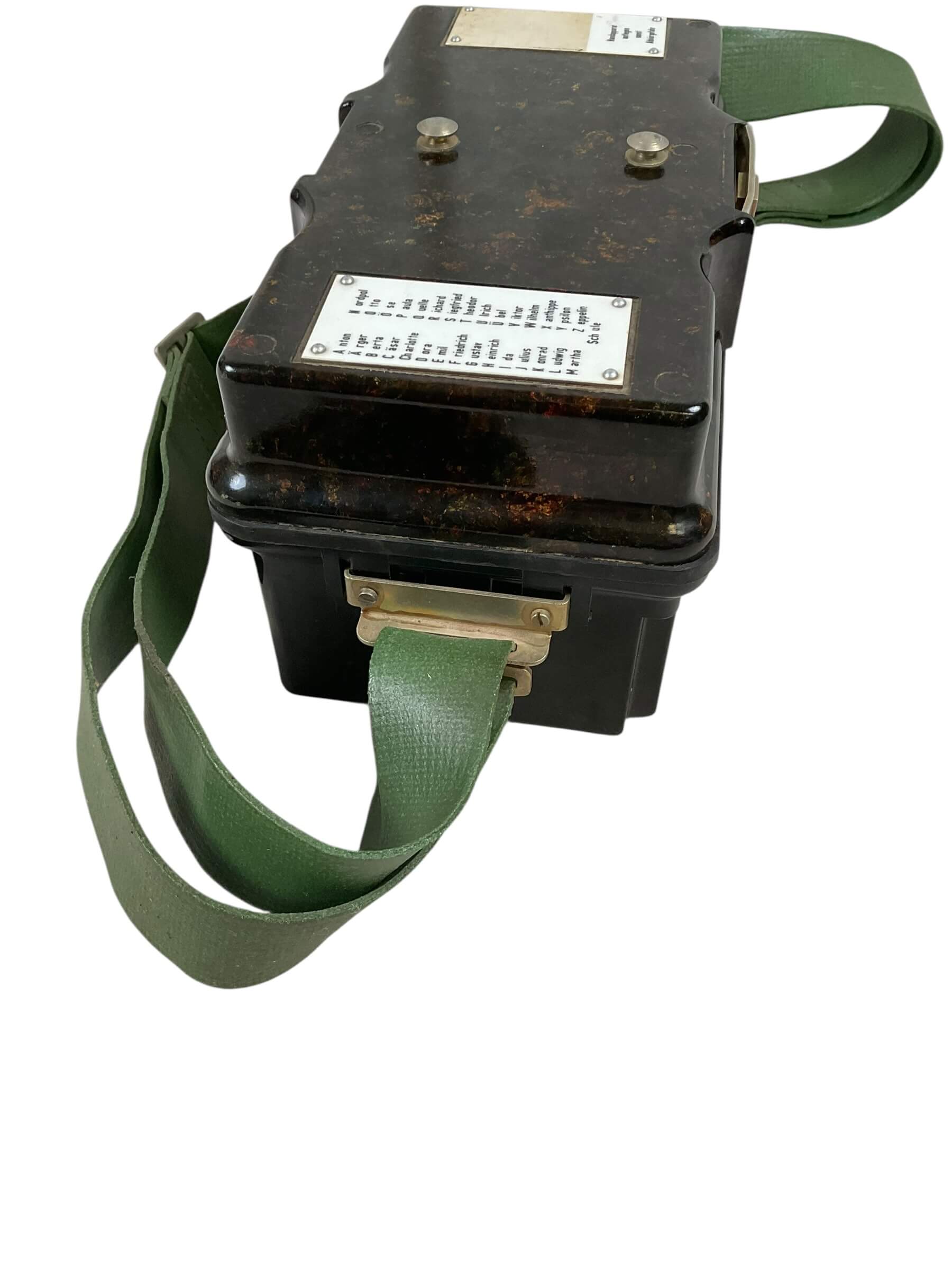 East German VEB FF63M Bakelite Field Phone East German VEB FF63M Bakelite Field Phone