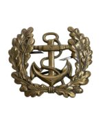 German Navy Kriegsmarine Peak Cap Hat Badge