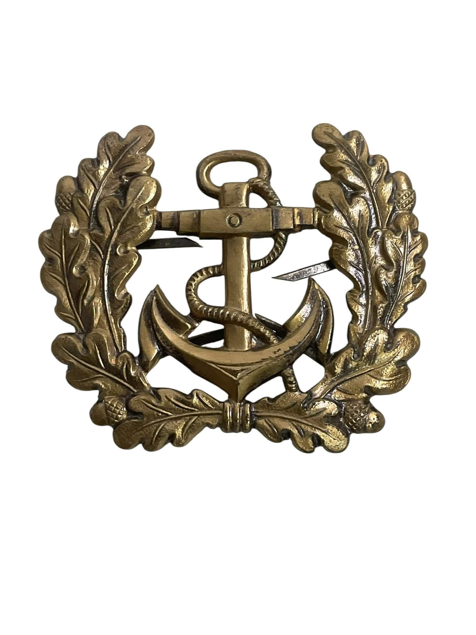 German Navy Kriegsmarine Peak Cap Hat Badge German Navy Kriegsmarine Peak Cap Hat Badge