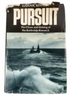 WW2 British RN Navy Pursuit Chase and Sinking Bismarck Used Hardcover Reference Book