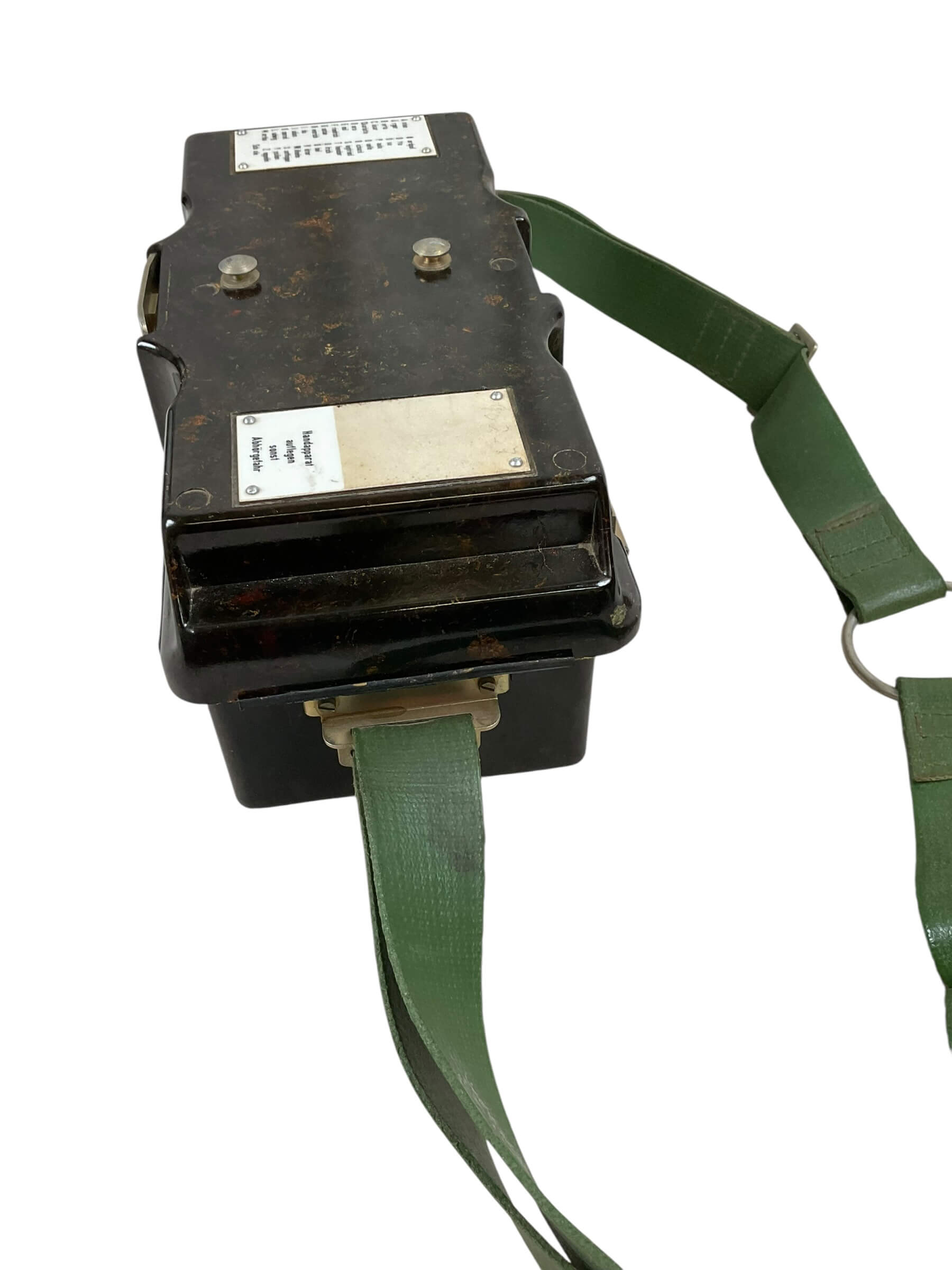 East German VEB FF63M Bakelite Field Phone East German VEB FF63M Bakelite Field Phone