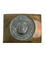 WW1 Imperial German Prussian Brass Belt Buckle WW1 Imperial German Prussian Brass Belt Buckle