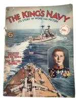 WW1 British RN The King's Navy Its Story in Word and Picture Used Softcover Reference Book WW1 British RN The King's Navy Its Story in Word and Picture Used Softcover Reference Book
