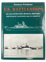 US Battleships An Illustrated Design History Used Hardcover Reference Book