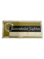 WW2 German Army Suppositories Box EMPTY