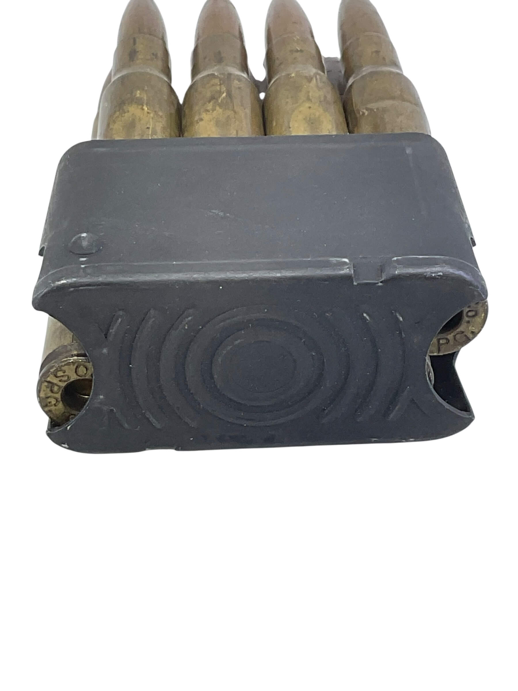 WW2 US M1 Garand 8 Round Clip and Springfield Dummy Rounds INERT WW2 US M1 Garand 8 Round Clip and Springfield Dummy Rounds INERT