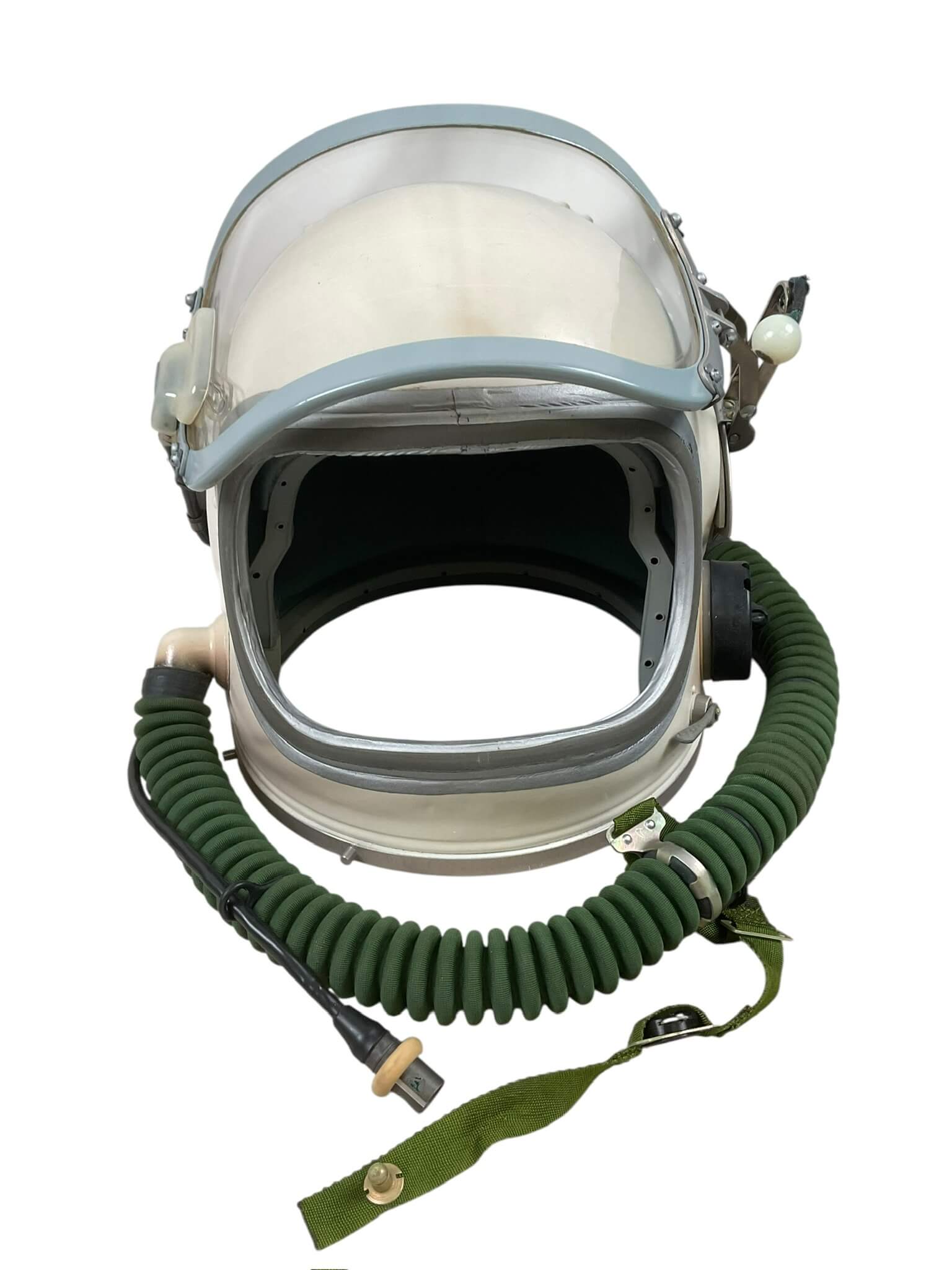 Russian Soviet Air Force GSh-6 High-Altitude MiG Fighter Pilot Helmet Russian Soviet Air Force GSh-6 High-Altitude MiG Fighter Pilot Helmet