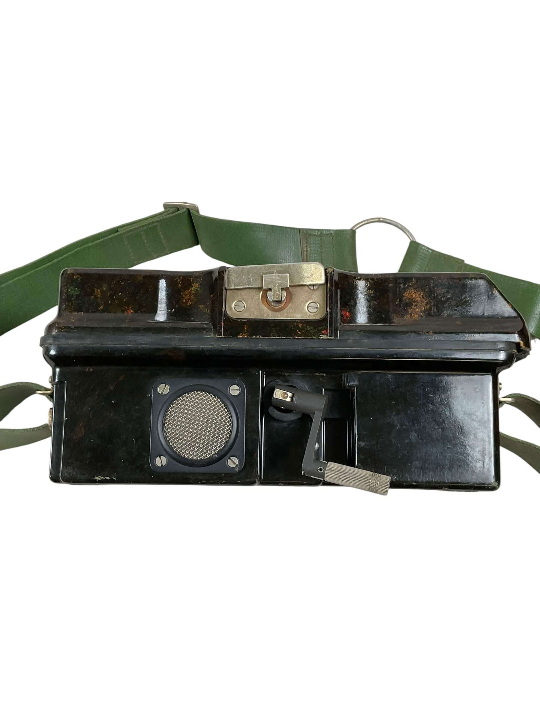 East German VEB FF63M Bakelite Field Phone East German VEB FF63M Bakelite Field Phone