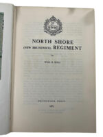WW2 Canadian North Shore New Brunswick Regiment Used Hardcover Reference Book