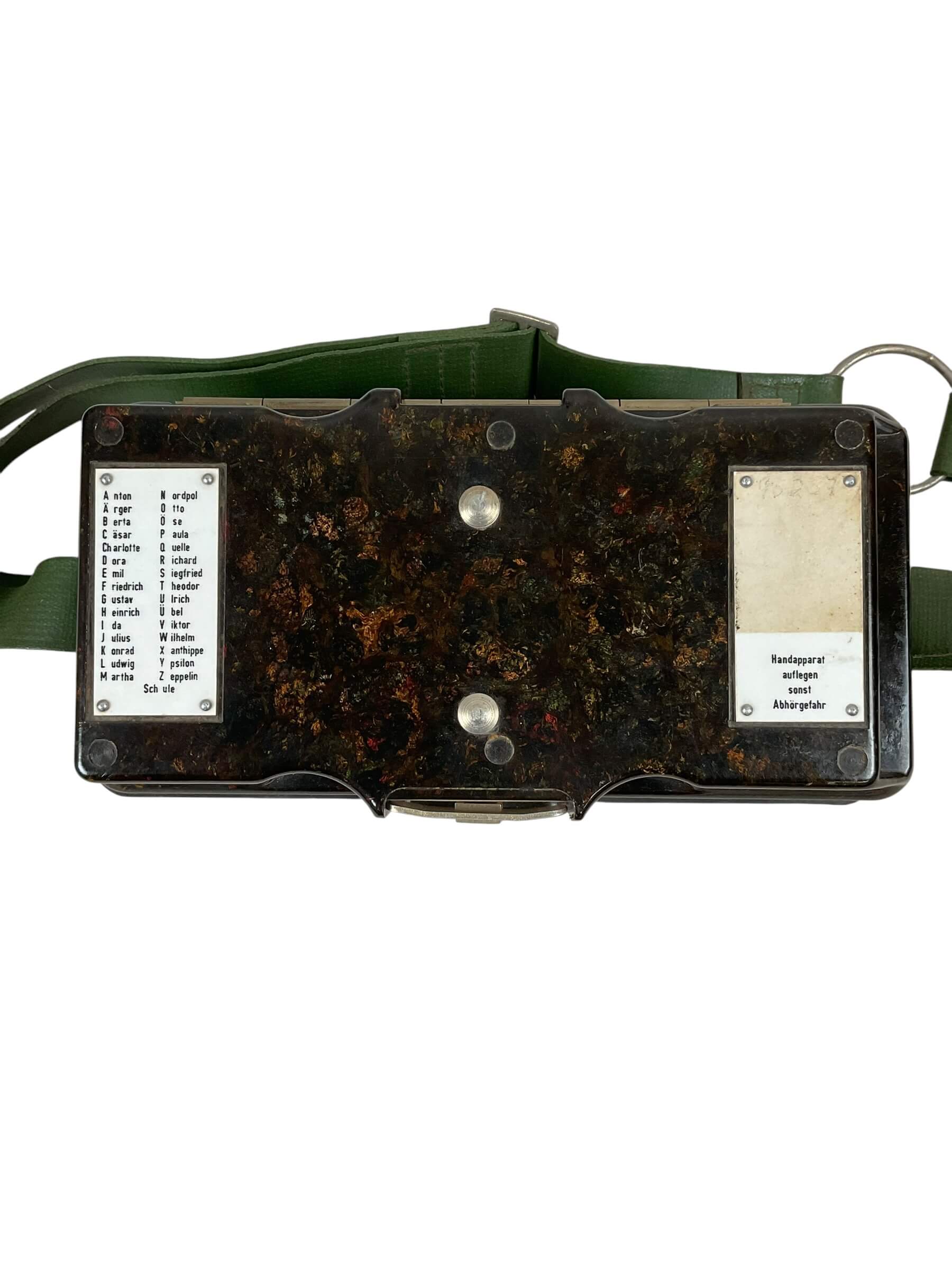 East German VEB FF63M Bakelite Field Phone East German VEB FF63M Bakelite Field Phone