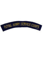WW2 British Royal Army Service Corps Shoulder Title Insignia Single