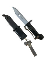 East German Army AK-47 Bayonet With Scabbard East German Army AK-47 Bayonet With Scabbard