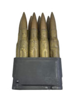 WW2 US M1 Garand 8 Round Clip and Springfield Dummy Rounds INERT