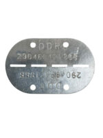 East German Army Dog Tag East German Army Dog Tag