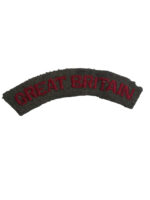 WW2 British Great Britain Shoulder Title Insignia Single