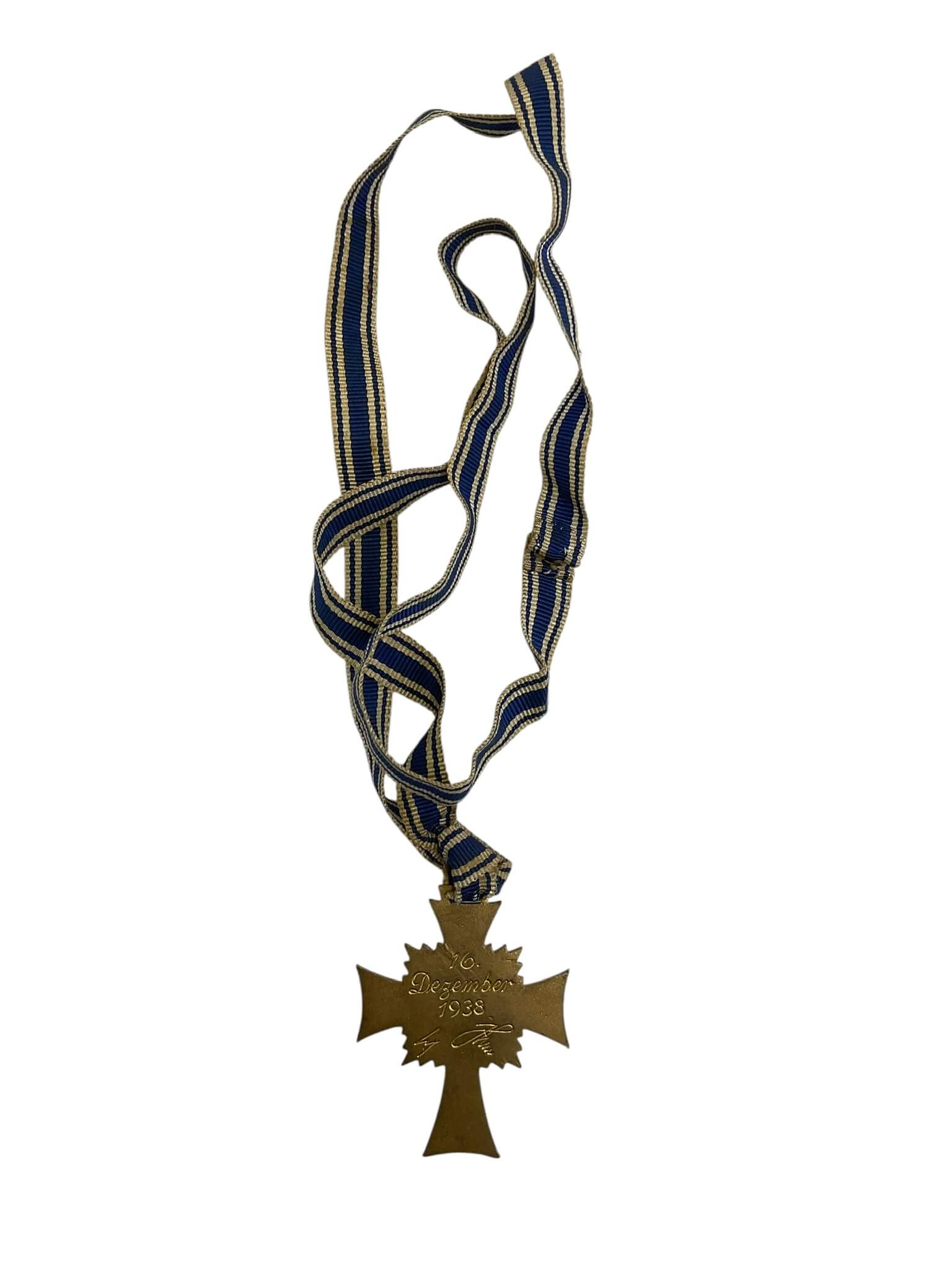 WW2 German Mothers Cross In Gold WW2 German Mothers Cross In Gold