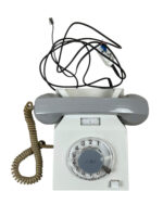 East German Army VEB Rotary Dial Telephone Wired for North America Vintage