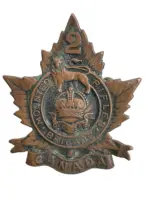 WW1 Canadian CEF 2nd Mounted Rifles Brigade Collar Insignia Single