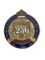WW1 Canadian CEF 256th Battalion Sweetheart Lapel Pin