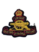 WW2 Canadian Artillery Sports Blazer Crest