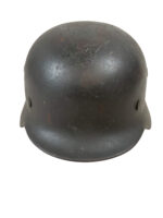 WW2 German M40 Helmet Decal Removed ET-66 Lot No 5031