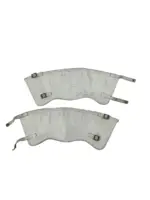 WW2 Canadian RCN Navy Blancoed Gaiters Size 4 C Broad Arrowed