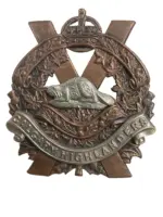 WW2 Canadian Calgary Highlanders Cap Badge