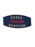 WW2 Canadian Essex Scottish Canvas Shoulder Title Insignia Single